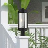 Livex Lighting Sheridan 2 - Light Post Light in  Black/Brushed Nickel - 4 of 4