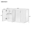 Display Storage Cabinet with Door,Kitchen Cabinet,Storage Cabinets,Modern Storage Cabinet for Living Room or Dining Room-Maison Boucle - 4 of 4