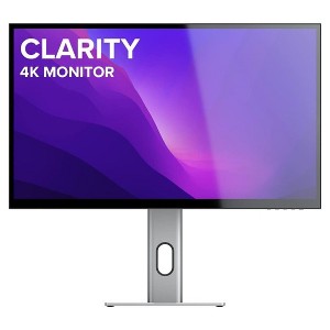 Alogic Clarity 27-Inch UHD 4K Monitor with 8-in-1 Hub, IPS Panel, 600 HDR, and Wall Mountability - 1 of 4
