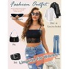 Avidlove Bralettes for Women Lace Spaghetti Strap Tank Top Tube Slim Basic Camisole - 4 of 4