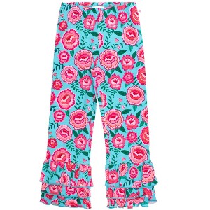 RuffleButts Girls Ruffle Flare Pants - 1 of 4