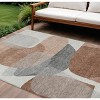 HomeRoots 8' X 10' Rust And Gray Abstract Washable Indoor Outdoor Area Rug - 2 of 4