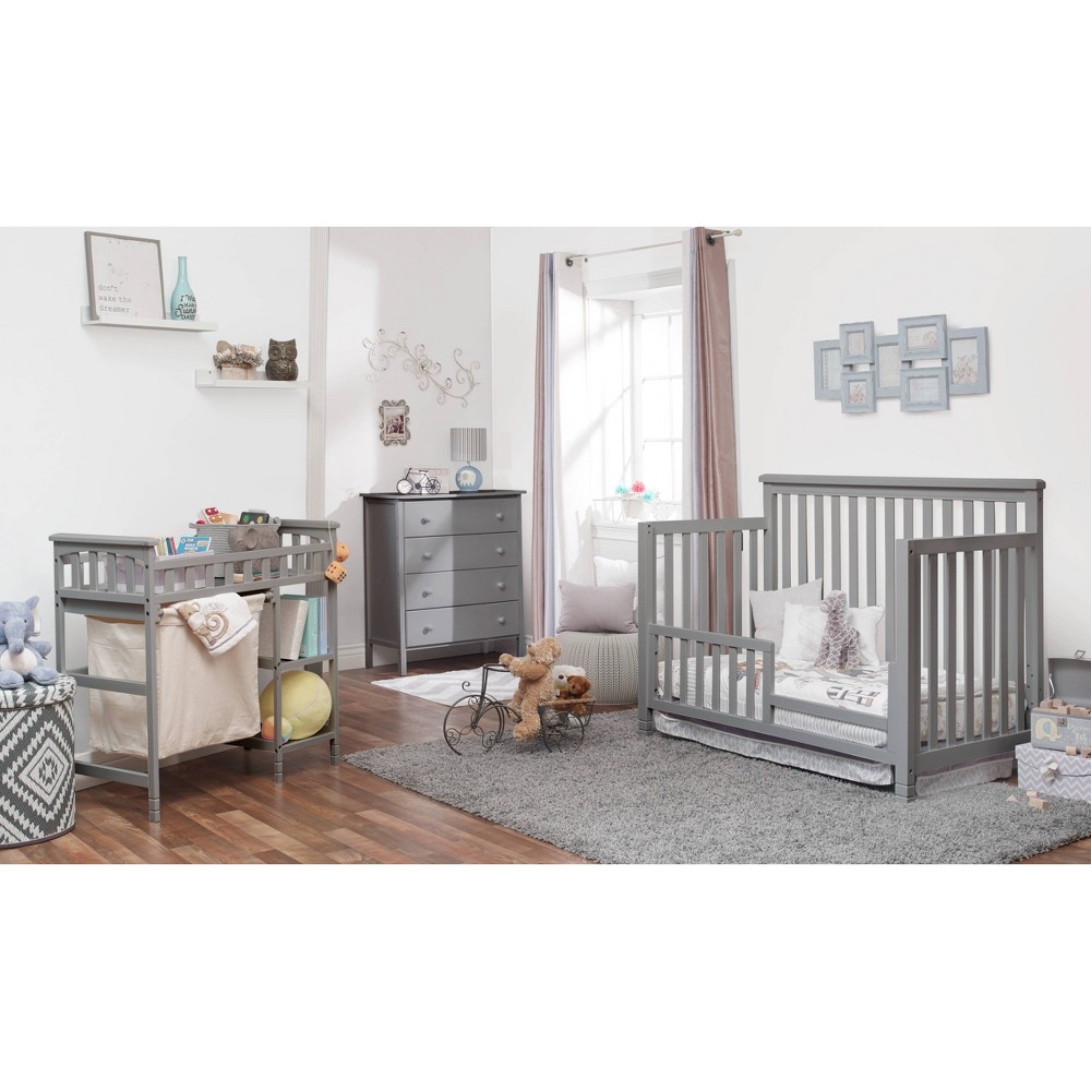 Photos - Kids Furniture Sorelle Palisades Room in a Box Standard Full-Sized Crib Gray