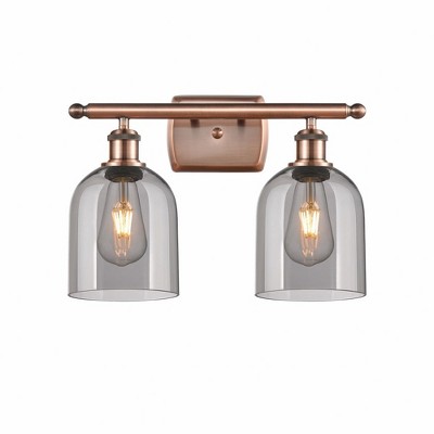 Bella - 2 Light Bath Vanity In Industrial Style-10.5 Inches Tall and 15.5 Inches Wide