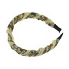 Unique Bargains Women's Fashion Elegant Pleated Headband 6.10"x5.12" Yellow 1 Pc - 4 of 4