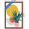 Trends International Abstract Potted Plant Framed Wall Poster Prints - 3 of 4