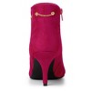 Allegra K Women's Pointed Toe Side Zip Stiletto Heel Ankle Booties - 4 of 4