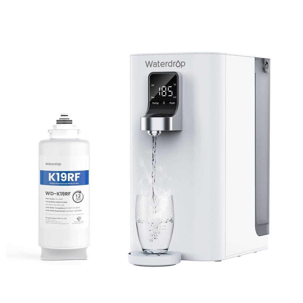 Waterdrop Hot Water Countertop RO with 2-Year Filter