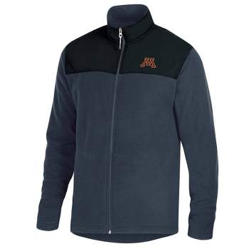 NCAA Minnesota Golden Gophers Gray Fleece Full Zip Jacket