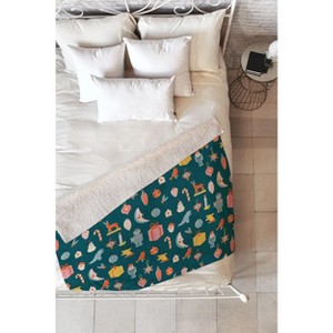 Tasiania Christmas vintage toys Fleece Throw Blanket -Deny Designs - 1 of 2