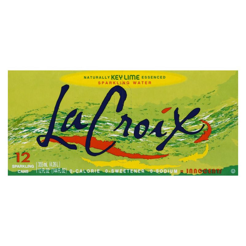 La Croix Key Lime Sparkling Water - Case of 2/12 pack, 12 oz, 4 of 8
