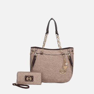 MKF Collection Lina Woman’s Tote Bag and Wallet set by Mia K - 1 of 4