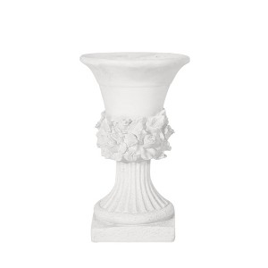 AZL1 Life Concept Planters Garden Urn Planter with Classic Design for Outdoor and Indoor Planting Use, White, 11.75"*11.75"*19.5" - 1 of 4