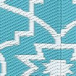 light blue/white