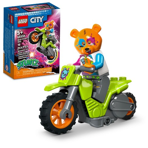 Lego City Stuntz Spinning Stunt Challenge Toy Bike Set 60360 : Target