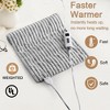 5.8 Lb Weighted Heating Pad, 33x 17 Electric Heating Pad for Back Pain Relief with 6 Heat Settings - 4 of 4