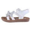 bebe Girls' Sandals - Cute and Comfy Toddler Girls' Summer Shoes, Perfect Beach Sandals for Toddlers with Charms and Flowers - 3 of 4