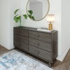 Plank+Beam Solid Wood Classic 6-Drawer Solid Wood Dresser, Storage Dresser for Bedroom, Chest of Drawers - 2 of 4