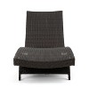Christopher Knight Home Paddy Outdoor Rattan and Iron Adjustable Chaise Lounge with Cover - 4 of 4