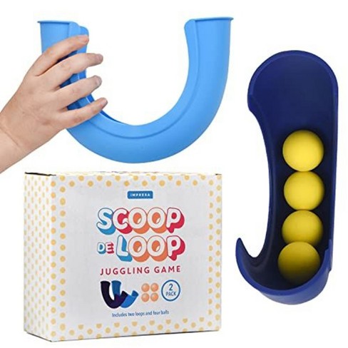 Impresa [2 Pack] Scoop-de-Loop Juggling Set for Teens & Adults - Fun Toss & Catch Ball Game - Fun Toys for Teens - image 1 of 4