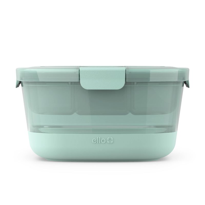 Ello Plastic Salad Food Storage Container Set, 1 of 5