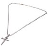 Dicksons The Nail Cross Mottled Texture Nail Cross Stainless Steel 18 Inch Pendant Necklace - 3 of 4