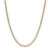 Pompeii3 14k Yellow Gold 24" Cuban Link Chain Men's Necklace 3mm Wide