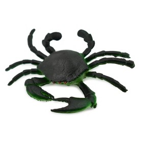 Collectible Wildlife Gifts | Mud Crab, Saltwater, Rock Crab, Rubber, Crustacean Design, Hand Painted, Model,  Gift      2 1/2"       F589 B34 - 1 of 4