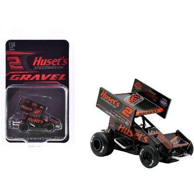 Winged Sprint Car #2 David Gravel "Huset's Speedway" (2025) 1/50 Diecast Model Car by ACME