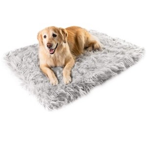 PAW BRANDS PupRug Faux Fur Orthopedic Luxury Dog Bed - 1 of 4