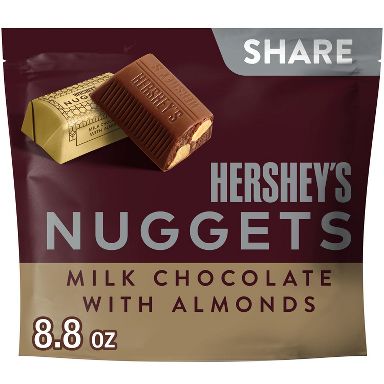 HERSHEY'S Nuggets Milk Chocolate with Almonds Candy - 8.8oz