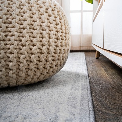 Modern Persian Fusion 8' x 10' Gray Synthetic Area Rug