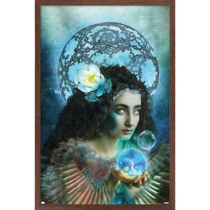 Trends International Jena DellaGrottaglia: Cosmic Zodiac - Aquarius Framed Wall Poster Prints - 1 of 4