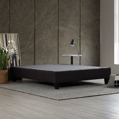 Queen Size Upholstered Platform Bed with Sturdy Frame for Bedroom