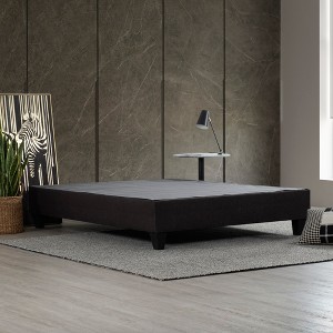 Queen Size Upholstered Platform Bed with Sturdy Frame for Bedroom - 1 of 4