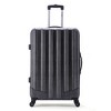 Rockland Santa Fe Hardside Spinner Wheel Luggage Carbon 3-Piece Set (20/24/28) - 2 of 4