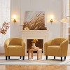 Yaheetech Set of 2 Boucle Club Chair for living room, study, or for commercial use - 2 of 4