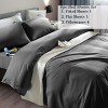 LISM 6 Piece Microfiber Sheet Set,Luxury Egyptian Sheet Fits 18-24" Deep Pocket Mattress - 2 of 4
