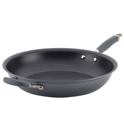 Anolon Advanced Home Hard Anodized 14.5 Skillet with Helper Handle