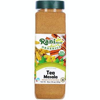 Organic Tea Masala, Indian 6-Spice Blend - 16oz (1lb) 454g - Rani Brand Authentic Indian Products