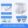 CARER Incontinence Underwear for Men Washable Men's Urinary Incontinence Briefs - Medium Absorbency 3pk - 2 of 4