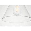 Elegant Lighting Destry 1 Light Chrome Pendant With Clear Glass - 4 of 4