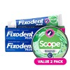 Fixodent Plus Scope Secure Denture Adhesive - 2oz - image 2 of 4