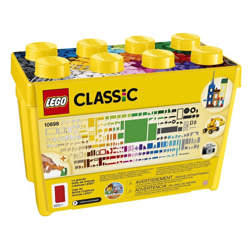 LEGO Classic Large Creative Brick Box Build Your Own Creative Toys, Kids Building Kit 10698, 5 of 17