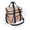 REGALWOVEN Reusable Waterproof Wipe Clean Freezable Lunch Bags 13.0 x 9.8 x 11.4 Inches - 2 of 4
