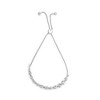 Haus of Brilliance Silver 1/10 Cttw Diamond Heart Link Bolo Bracelet - 3 of 4