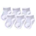 Luvable Friends Baby Unisex Newborn and Baby Socks Set, White