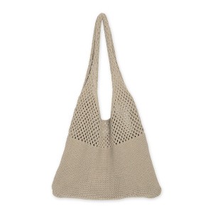 Hadley Wren Knit Market Tote, Beige - 1 of 4