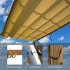 Gulches Outdoor Retractable Pergola with Weather-Resistant Sun Shade Canopy, Aluminum Gazebo for BBQ, Parties, Weddings, Patios, Decks, Gardens - 4 of 4