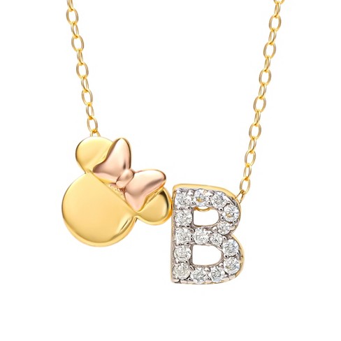 Hello Kitty Womens Enamel Hello Kitty And Sliding Pave Initial Necklace -  Letter X : Target